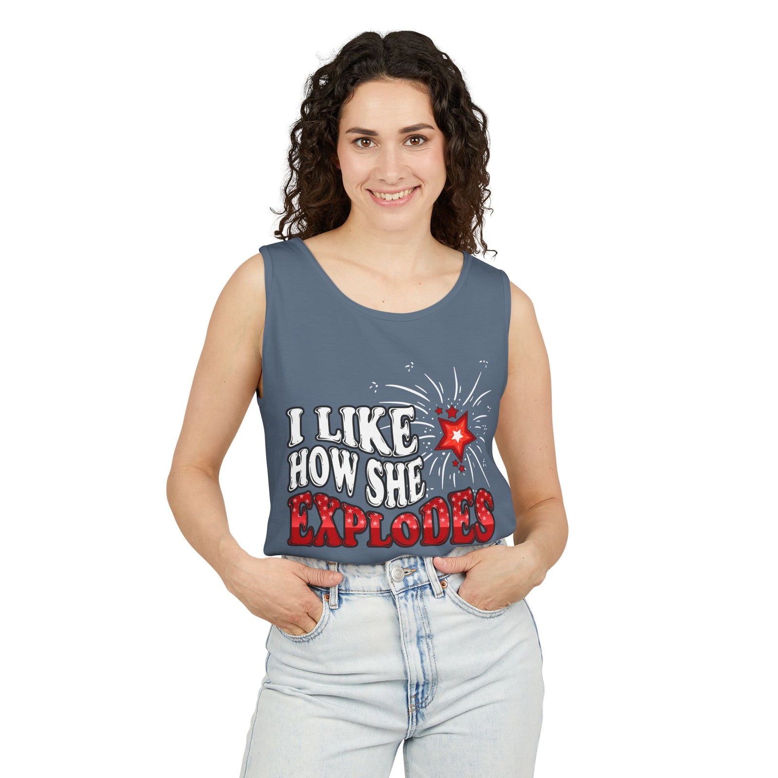 I Like How She Explodes & I Like How He Bangs | Comfort Colors® Tank Tops