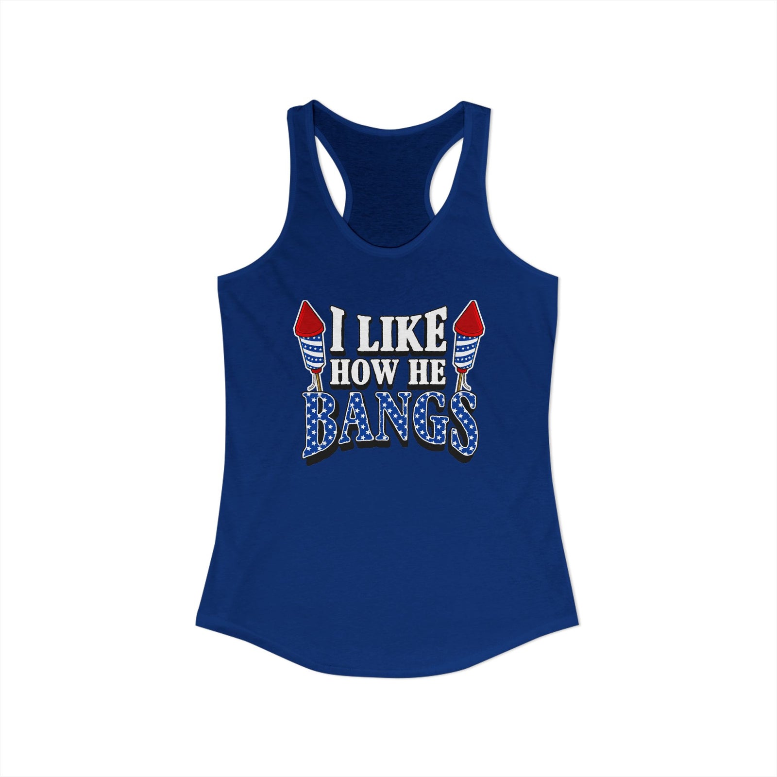 I Like How He Bangs | Women's Racerback Tank