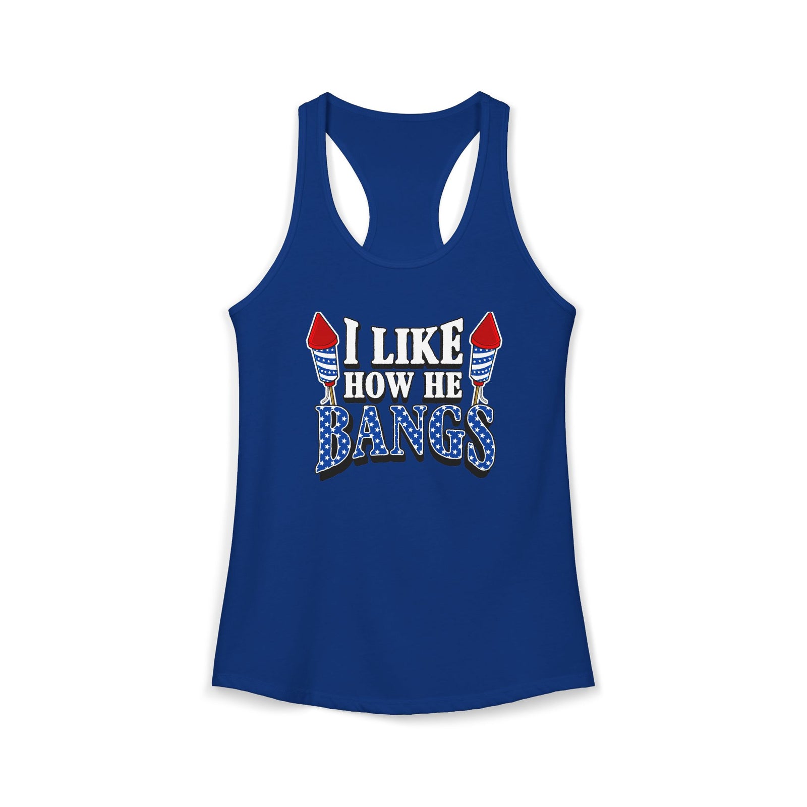 I Like How He Bangs | Women's Racerback Tank