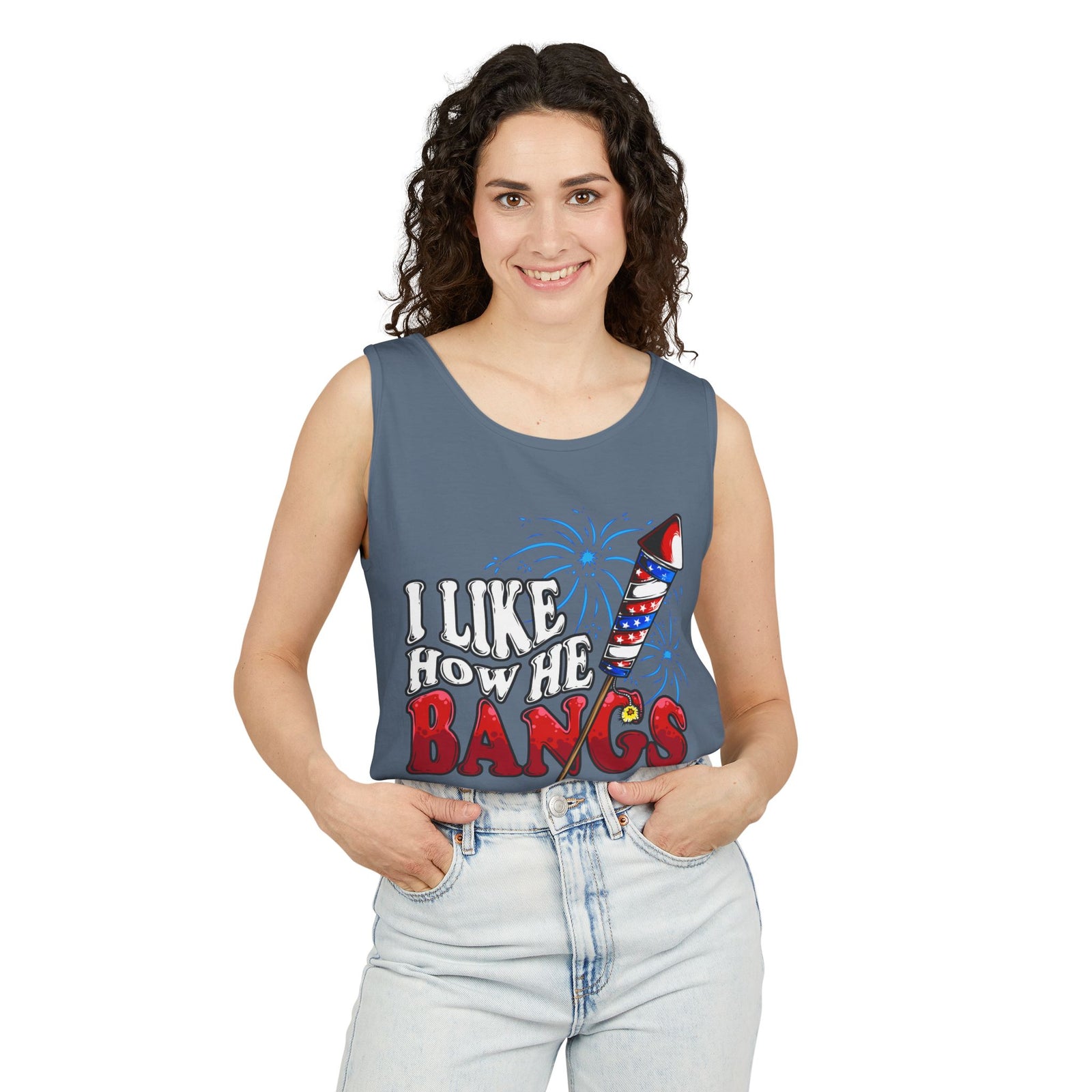 I Like How She Explodes & I Like How He Bangs | Comfort Colors® Tank Tops