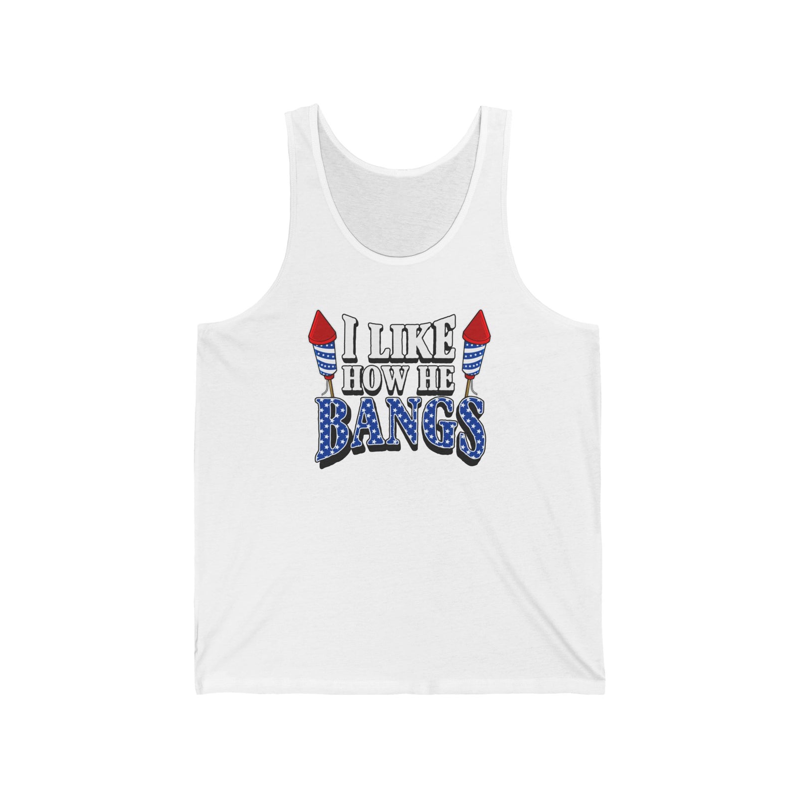 I Like How He Bangs | Unisex Tank