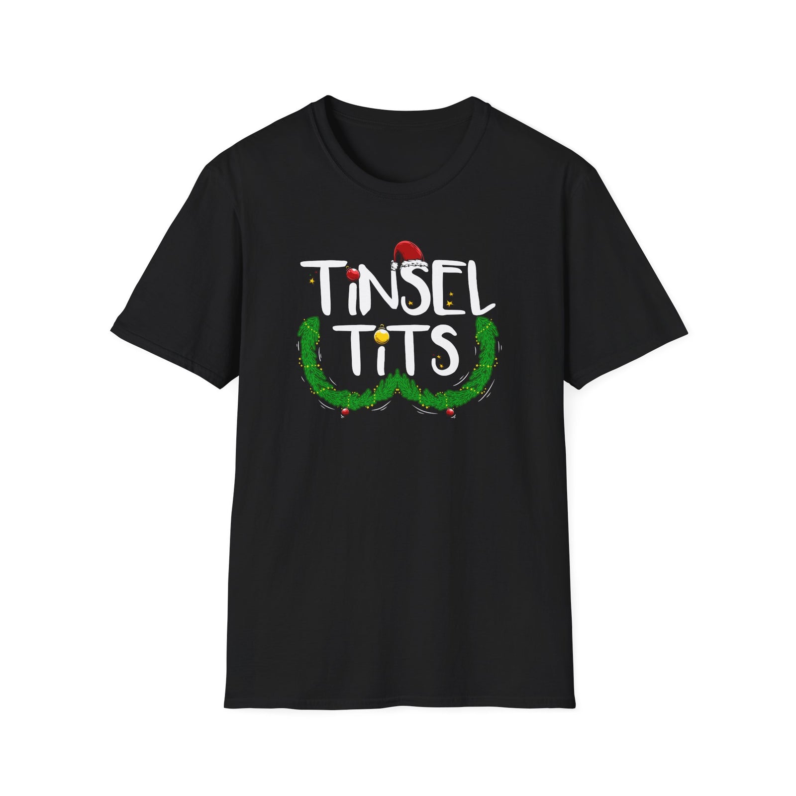 Tinsel Tits | Deluxe Black Unisex Tee