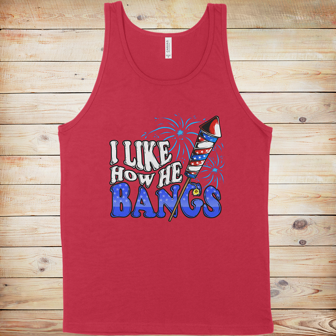 I Like How He Bangs | OG Tank Top