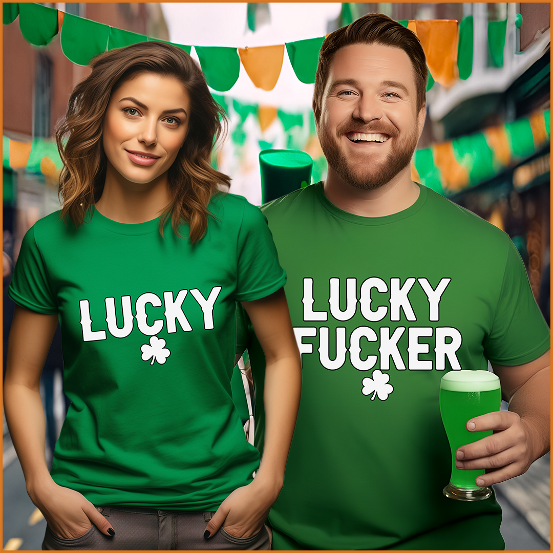 Lucky & Lucky F Deluxe St Patrick's Day Shirts