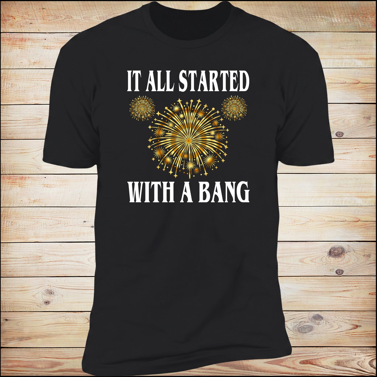 It All Started With A Bang Deluxe Unisex Tee