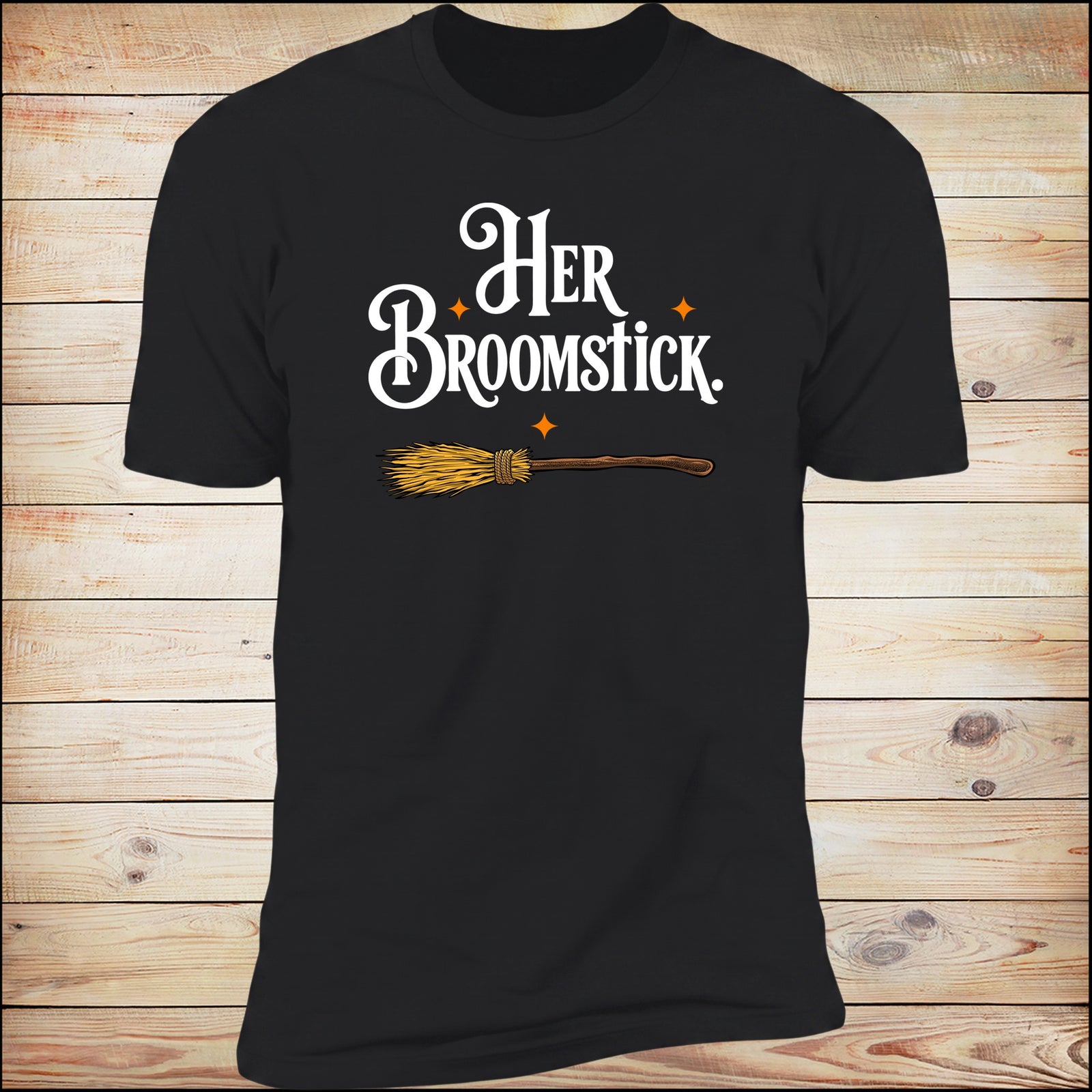 Her Broomstick Deluxe Unisex Tee