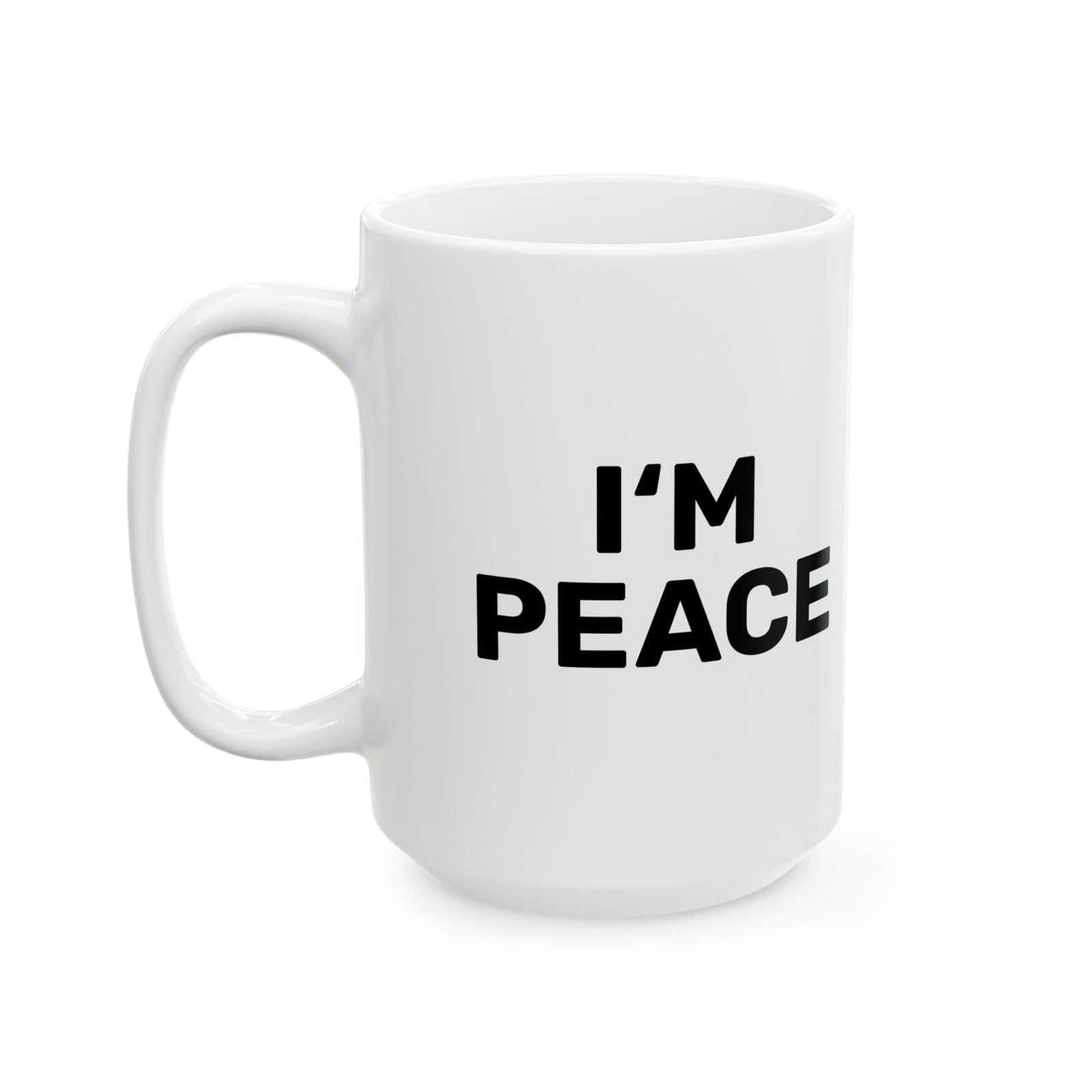 I Come in Peace –& I'm Peace Matching Couples Mug Set