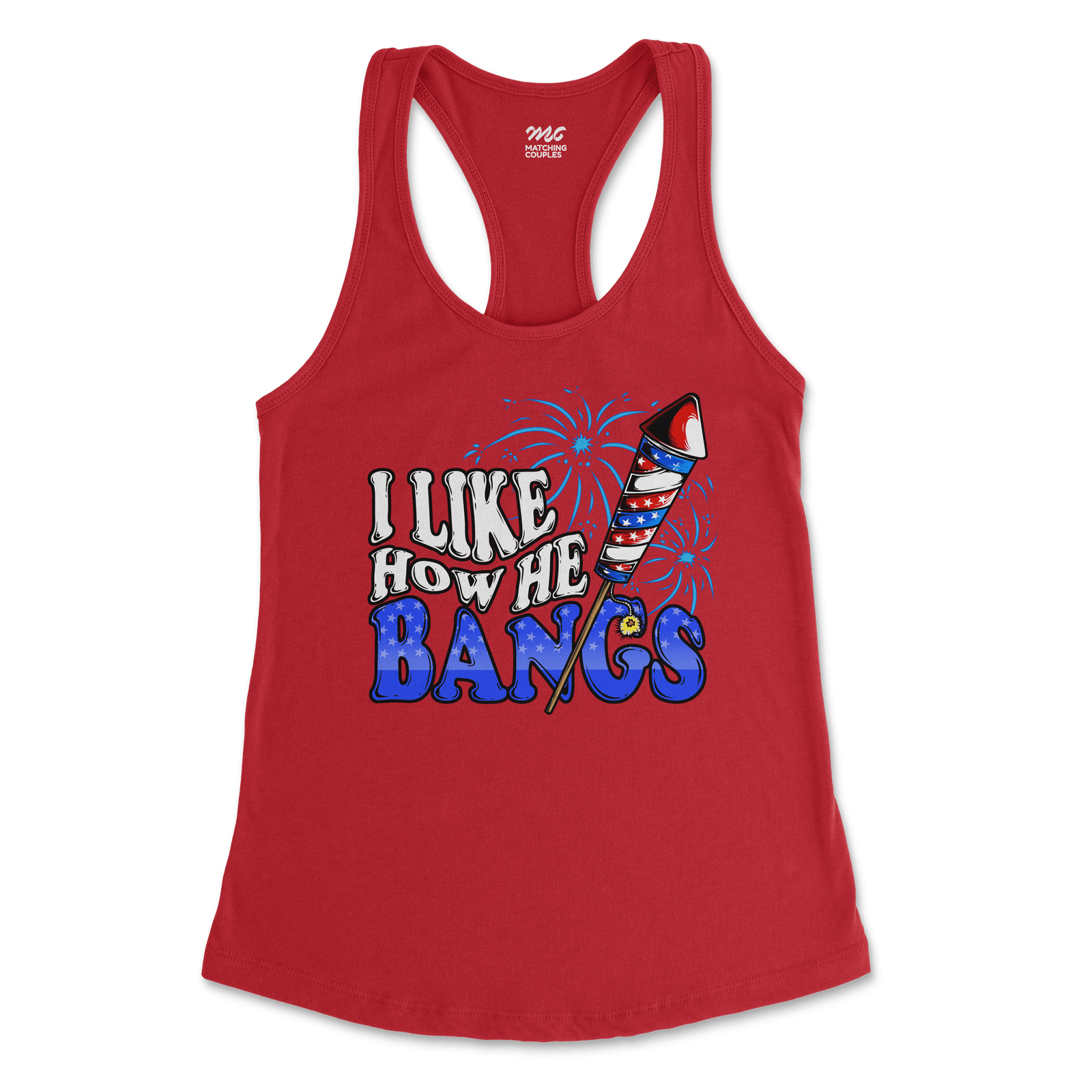I Like How He Bangs Women's Ideal Racerback Tank SP