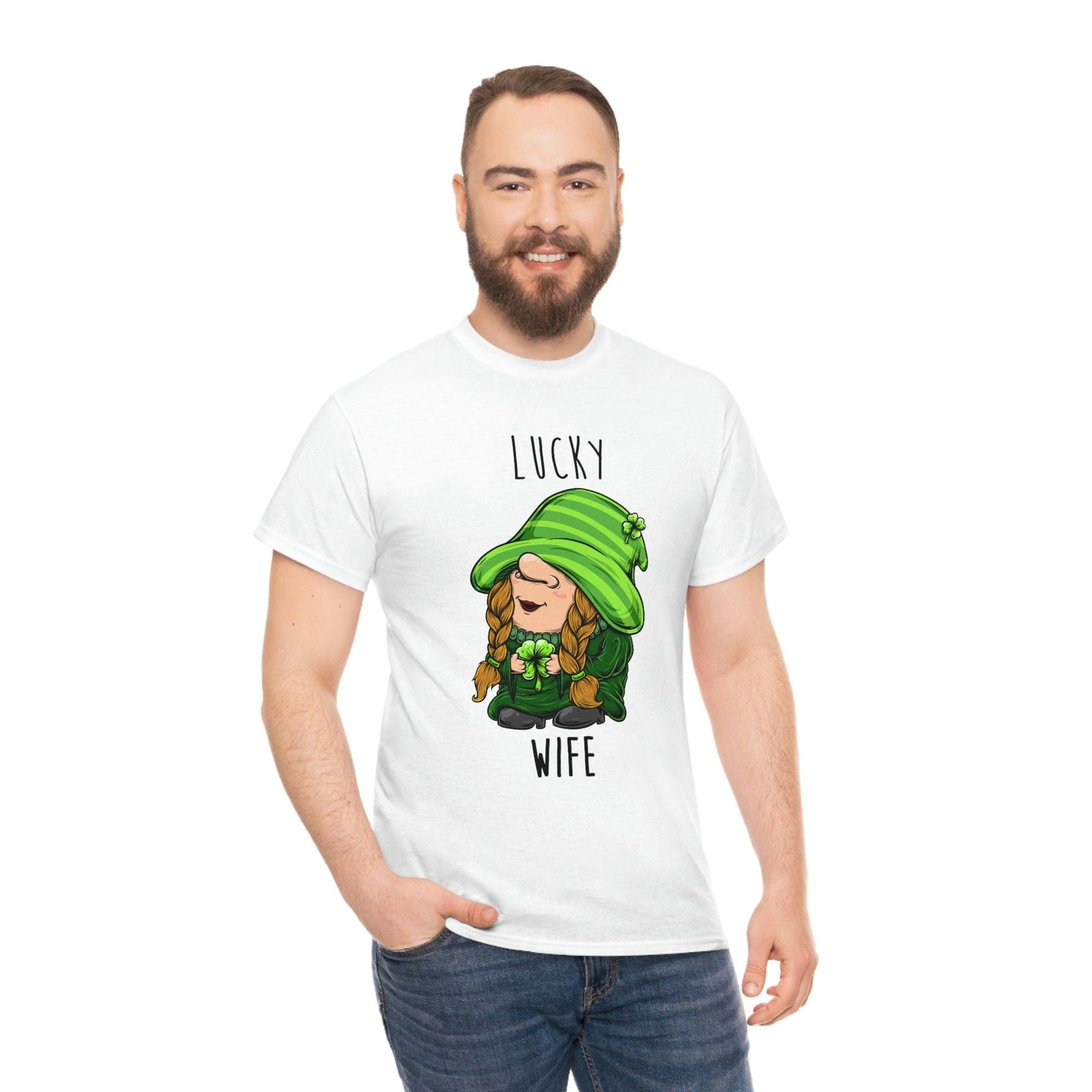 Lucky Husband & Lucky Wife St. Patrick day Drinking Shirt