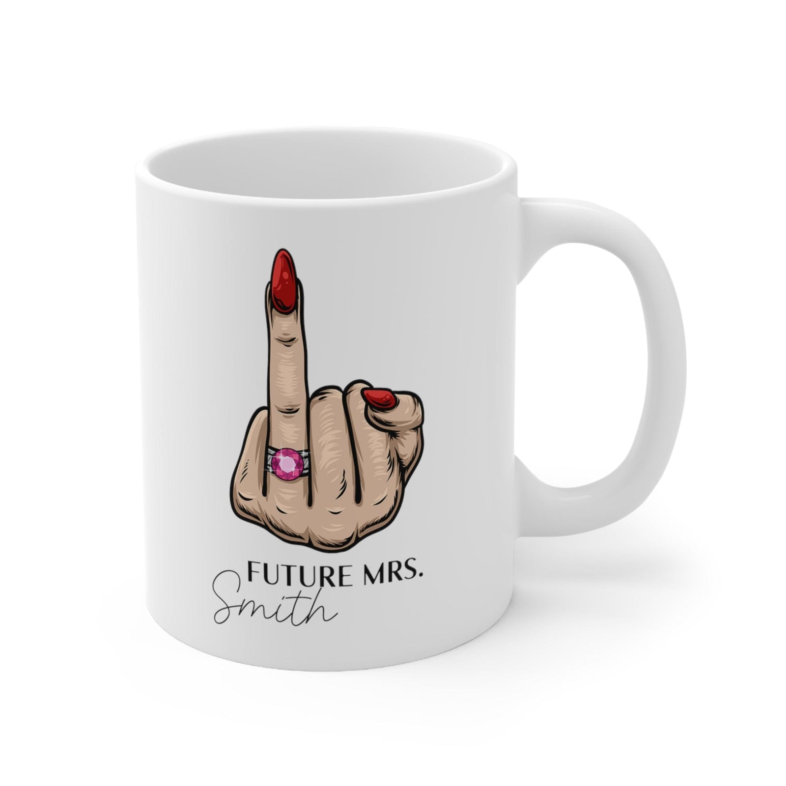 Personalized Engagement Mug Ceramic Mug 11oz