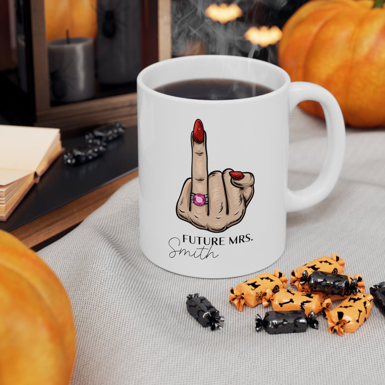 Personalized Engagement Mug Ceramic Mug 11oz