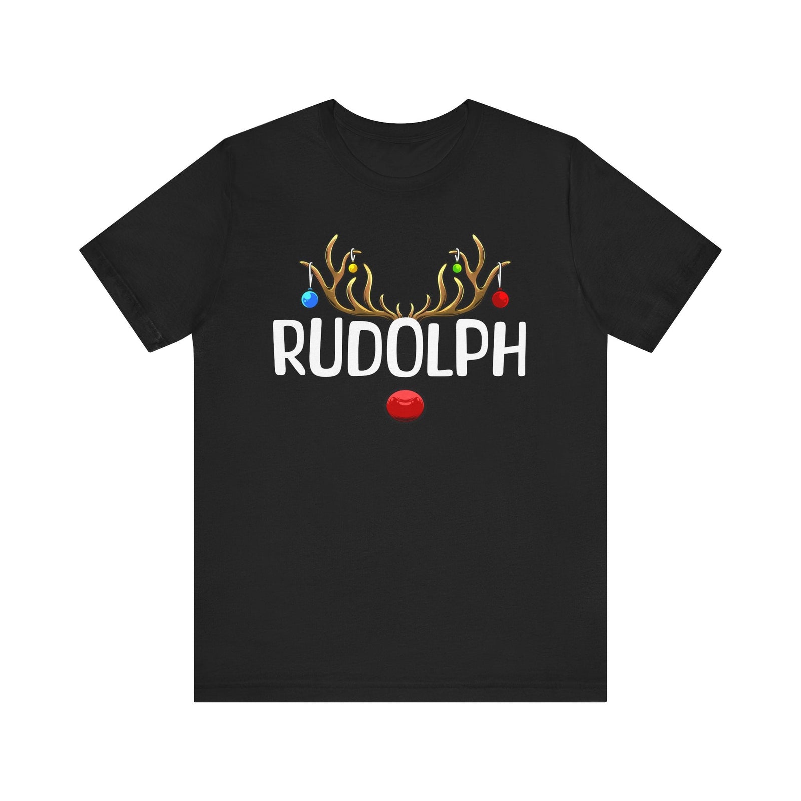 Rudolph | Deluxe Black Unisex Tee