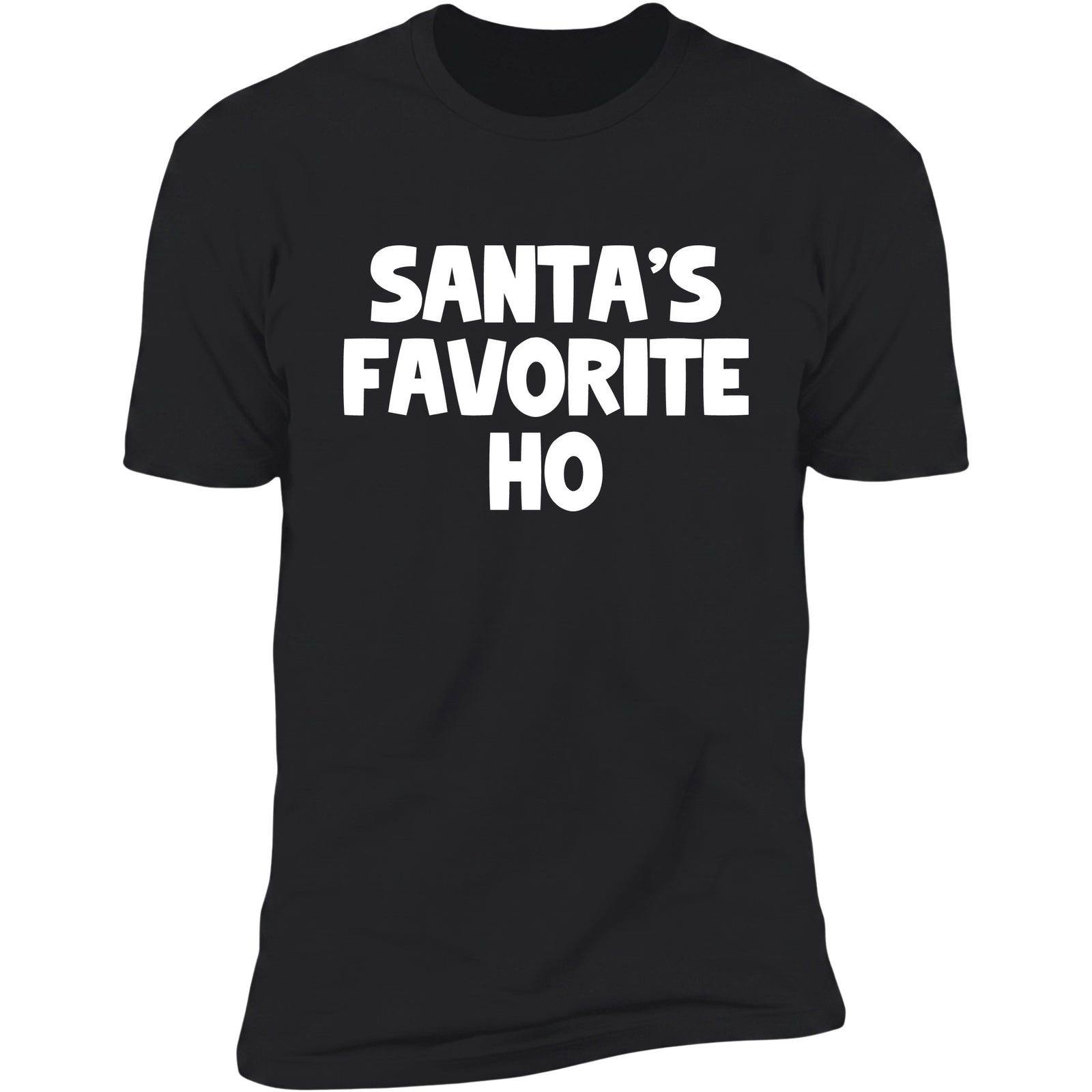 Santa's Favorite Ho Black