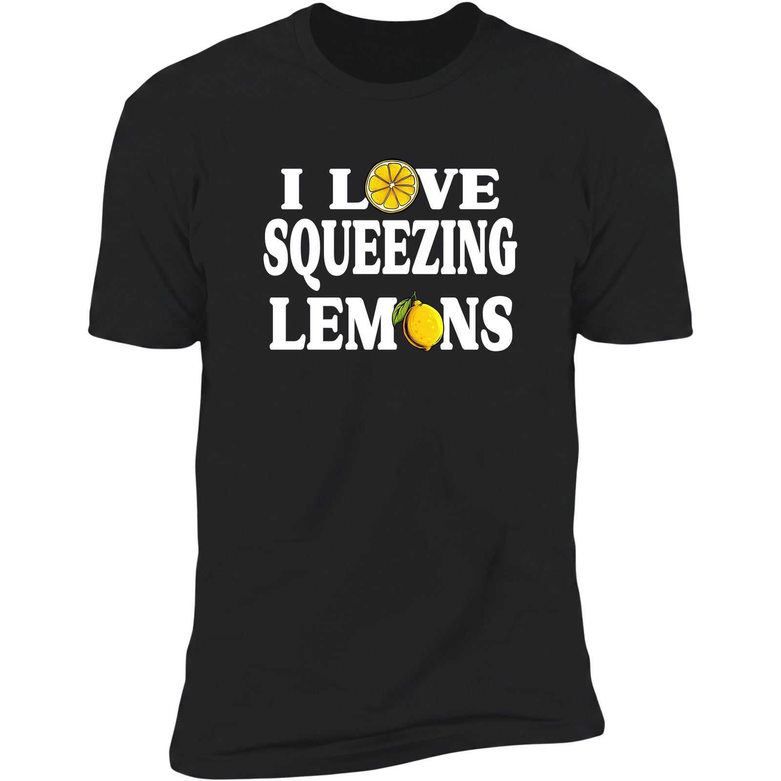 I Love Squeezing Lemons Black