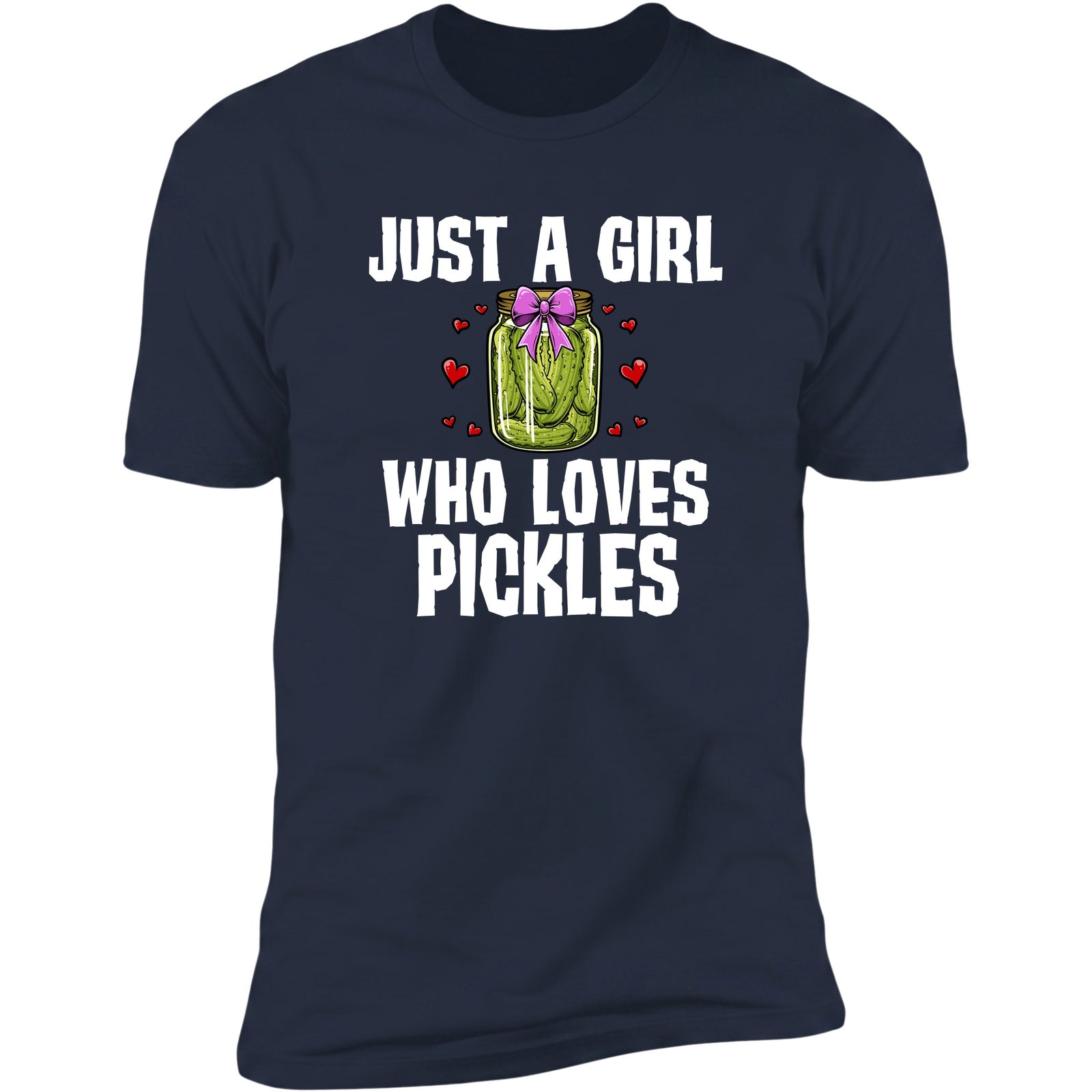 Just A Girl Who Loves Pickles Navy