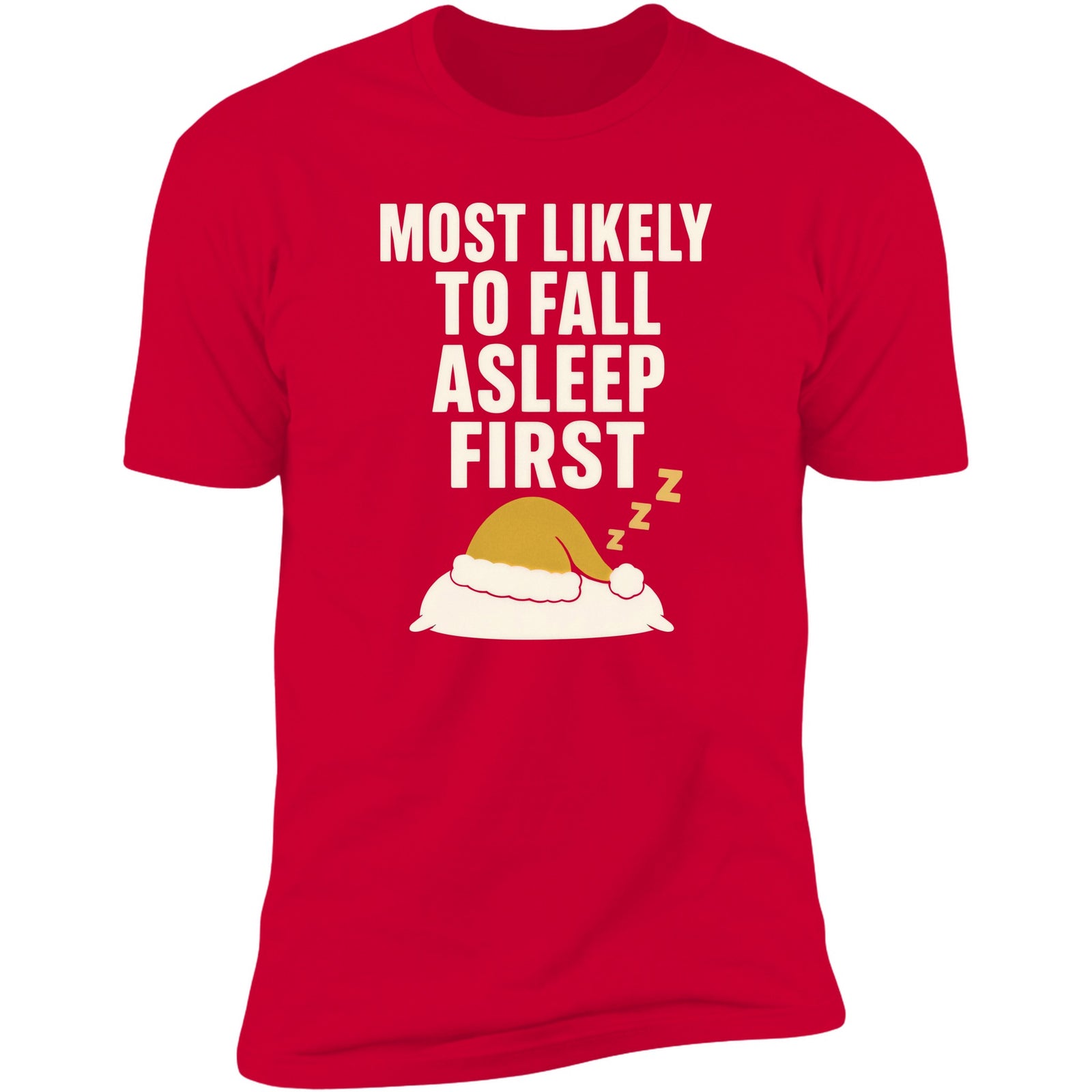 Most Likely To Fall Asleep First Red