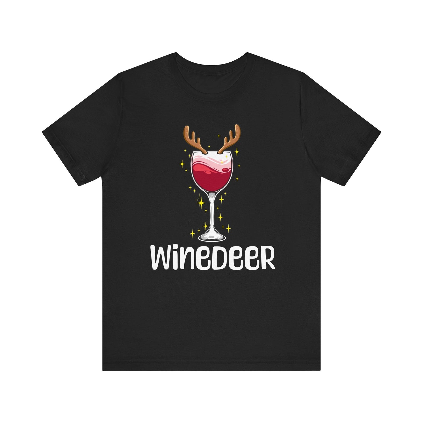 WineDeer | Deluxe Black Unisex Tee