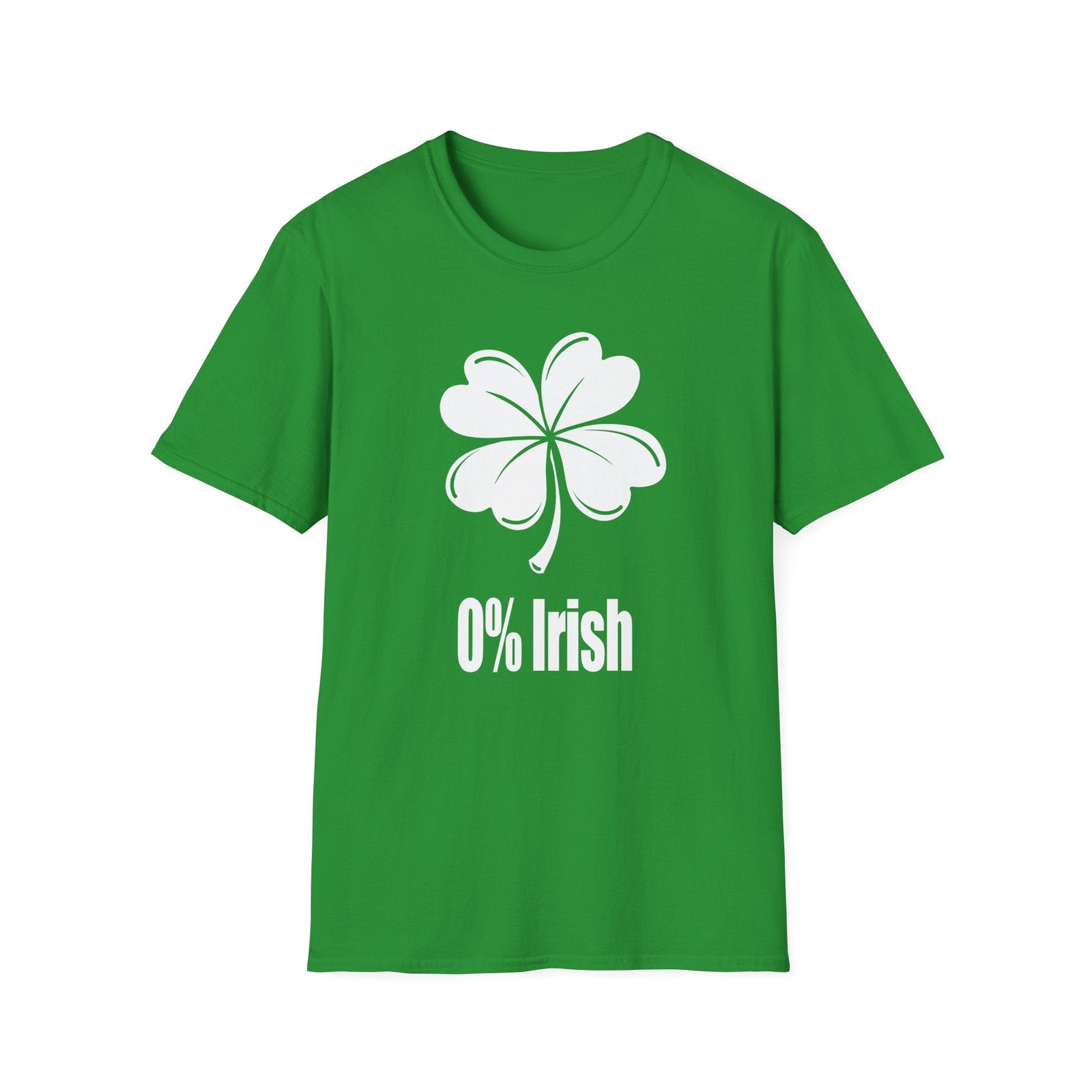 0% Irish | Deluxe St Patrick's Day Tee