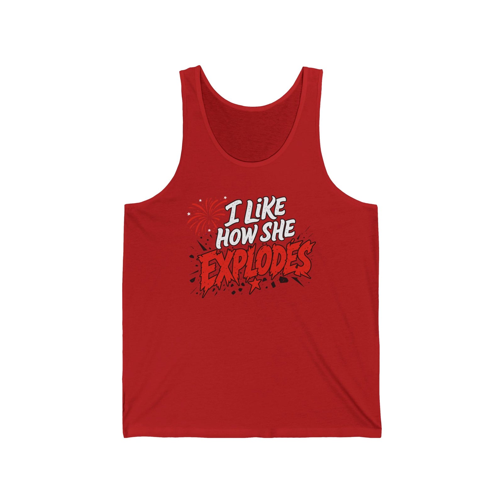 I Like How She Explodes | Unisex Tank Top