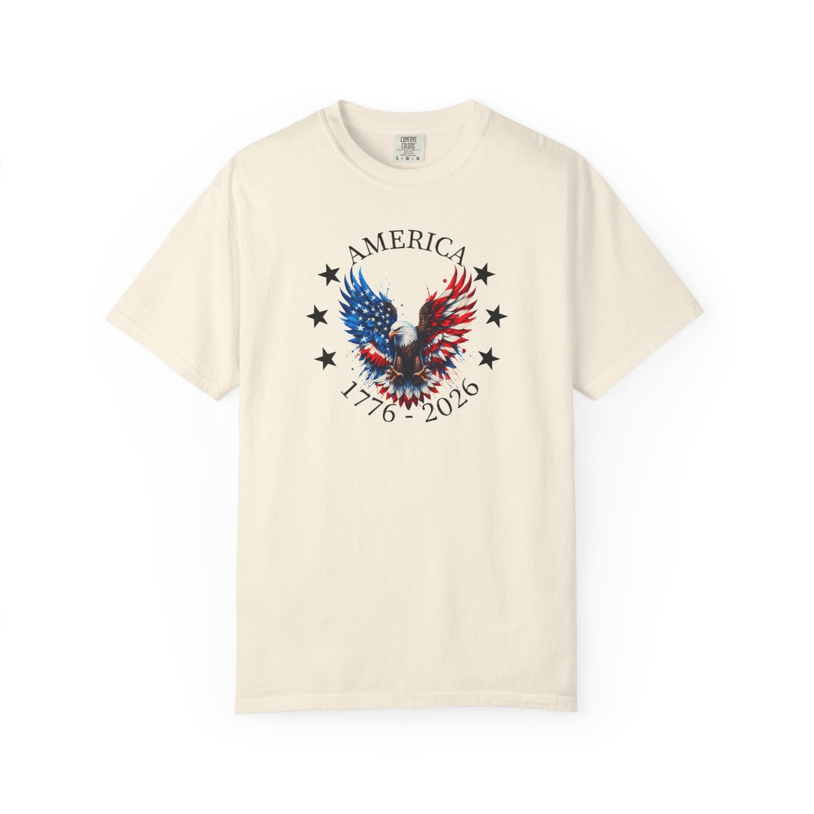 America 1776–2026 Patriotic Eagle T-Shirt