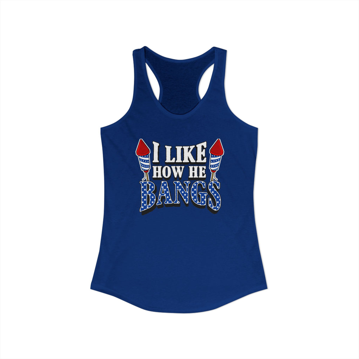 I Like How He Bangs | Women's Racerback Tank
