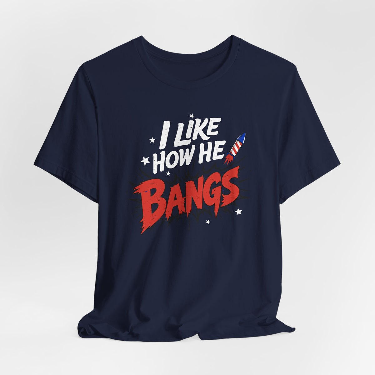 I Like How He Bangs | Luxury Tee