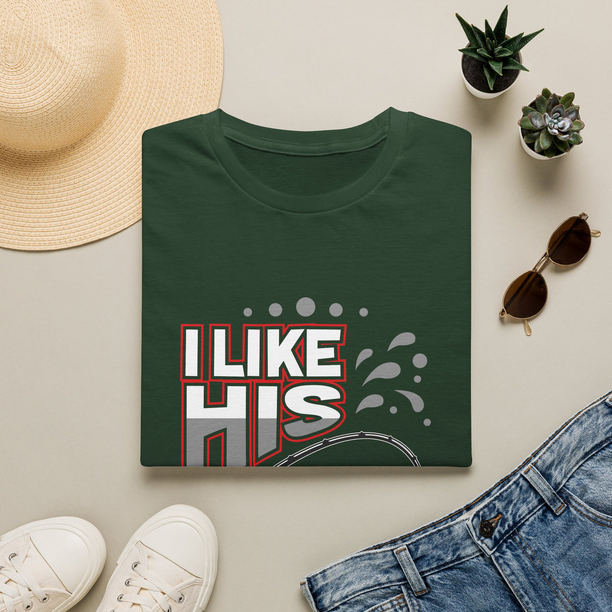 I Like His Pole | Deluxe Tee