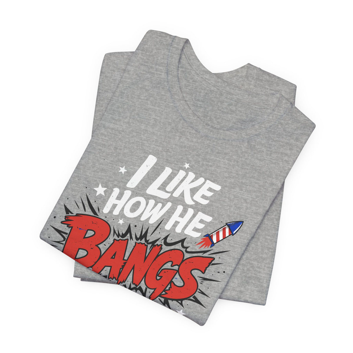 I Like How He Bangs | Luxury Tee