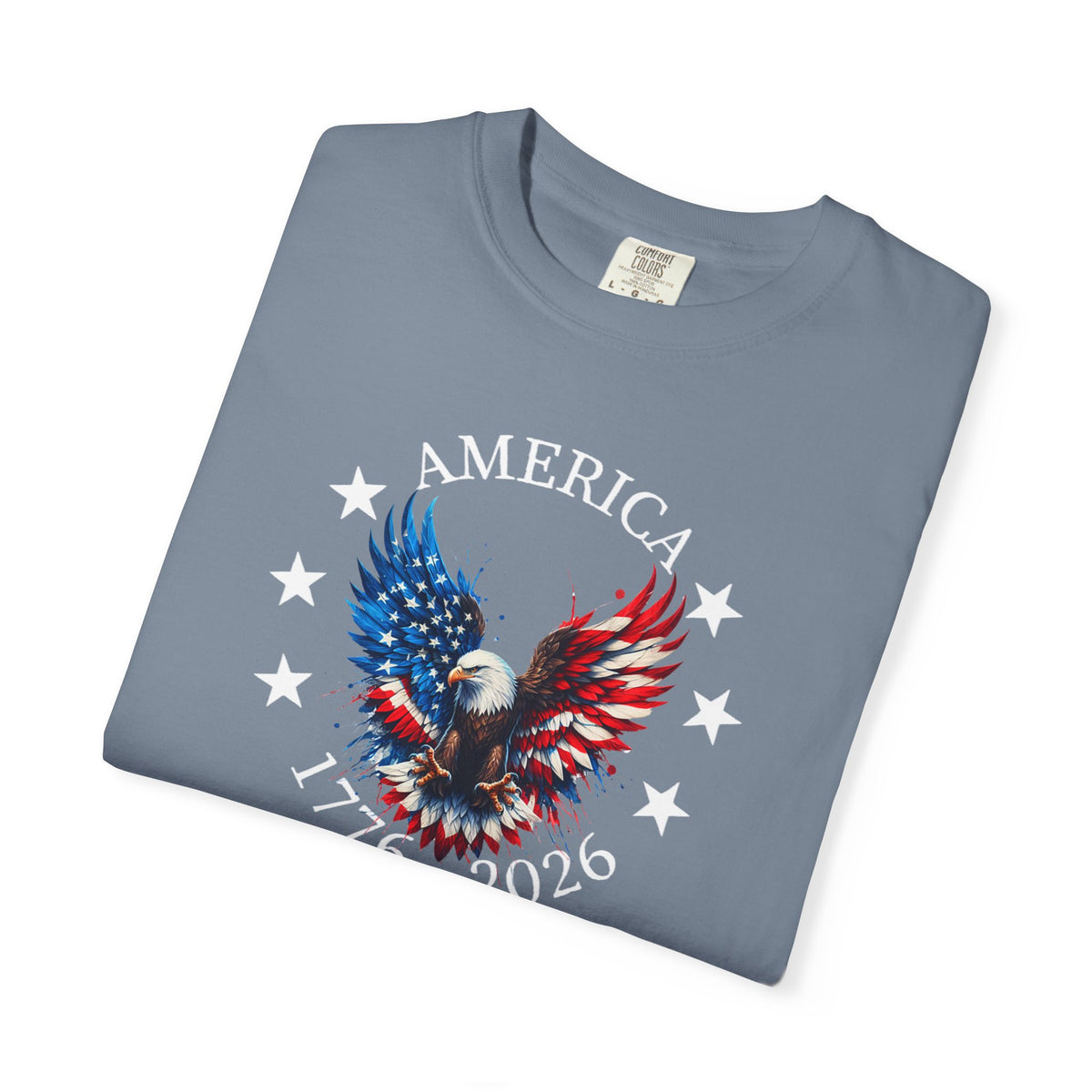 America 1776–2026 Patriotic Eagle T-Shirt
