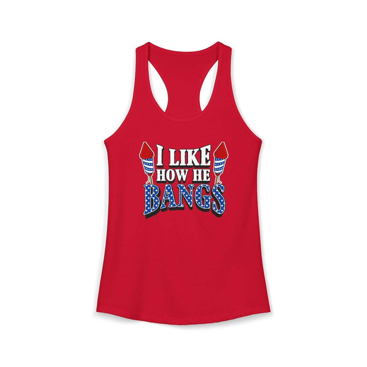 I Like How He Bangs | Women's Racerback Tank