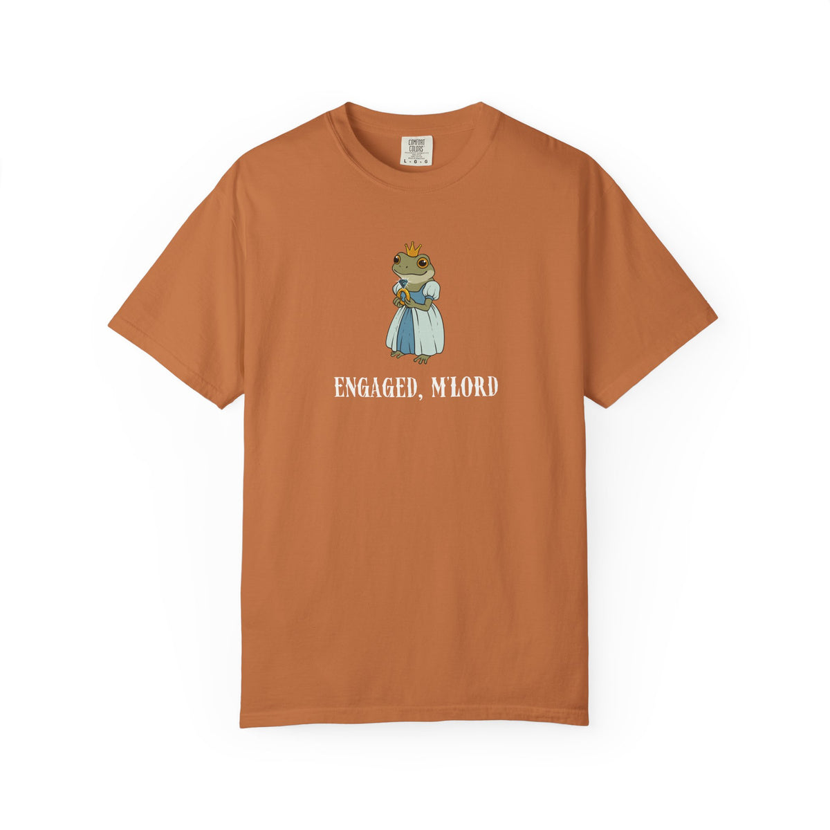Engaged, M’Lord – Comfort Colors® Frog Princess Engagement Tee