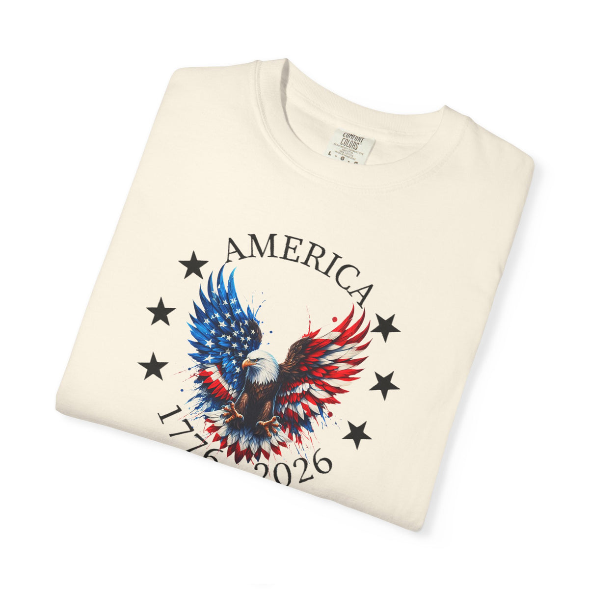 America 1776–2026 Patriotic Eagle T-Shirt