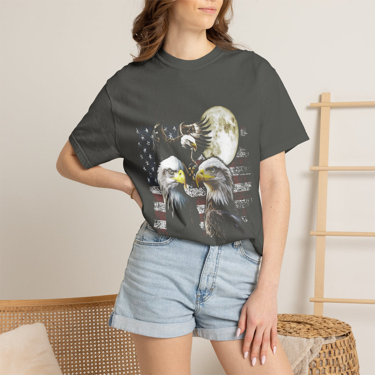 Three Eagles Moon | Vintage 90s Comfort Colors® Tee