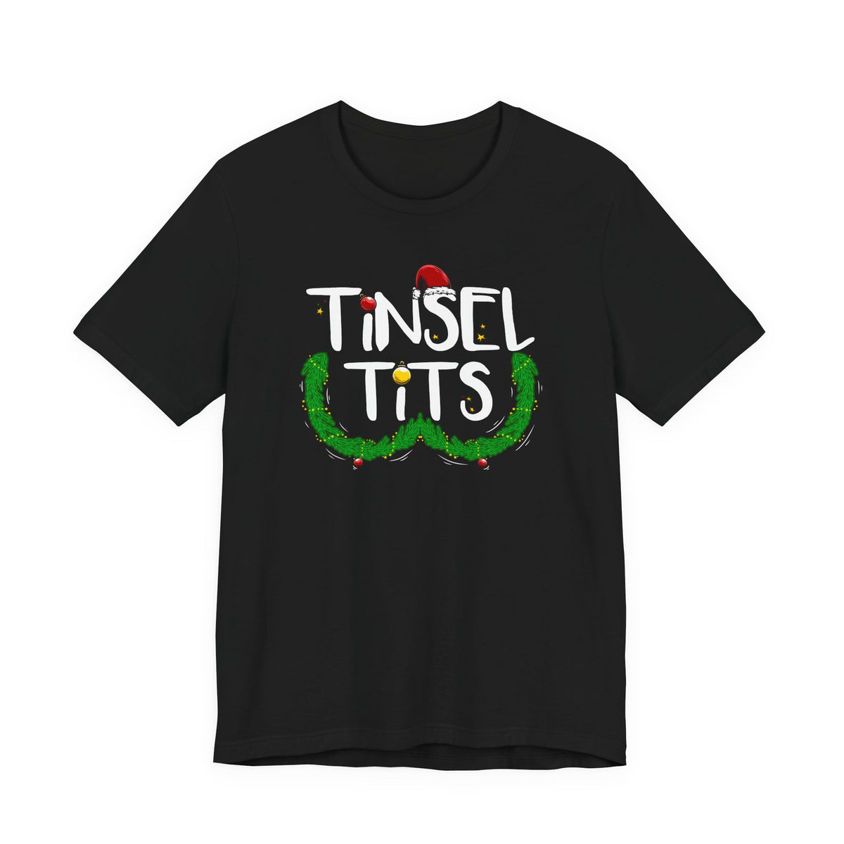Tinsel Tits | Deluxe Black Unisex Tee