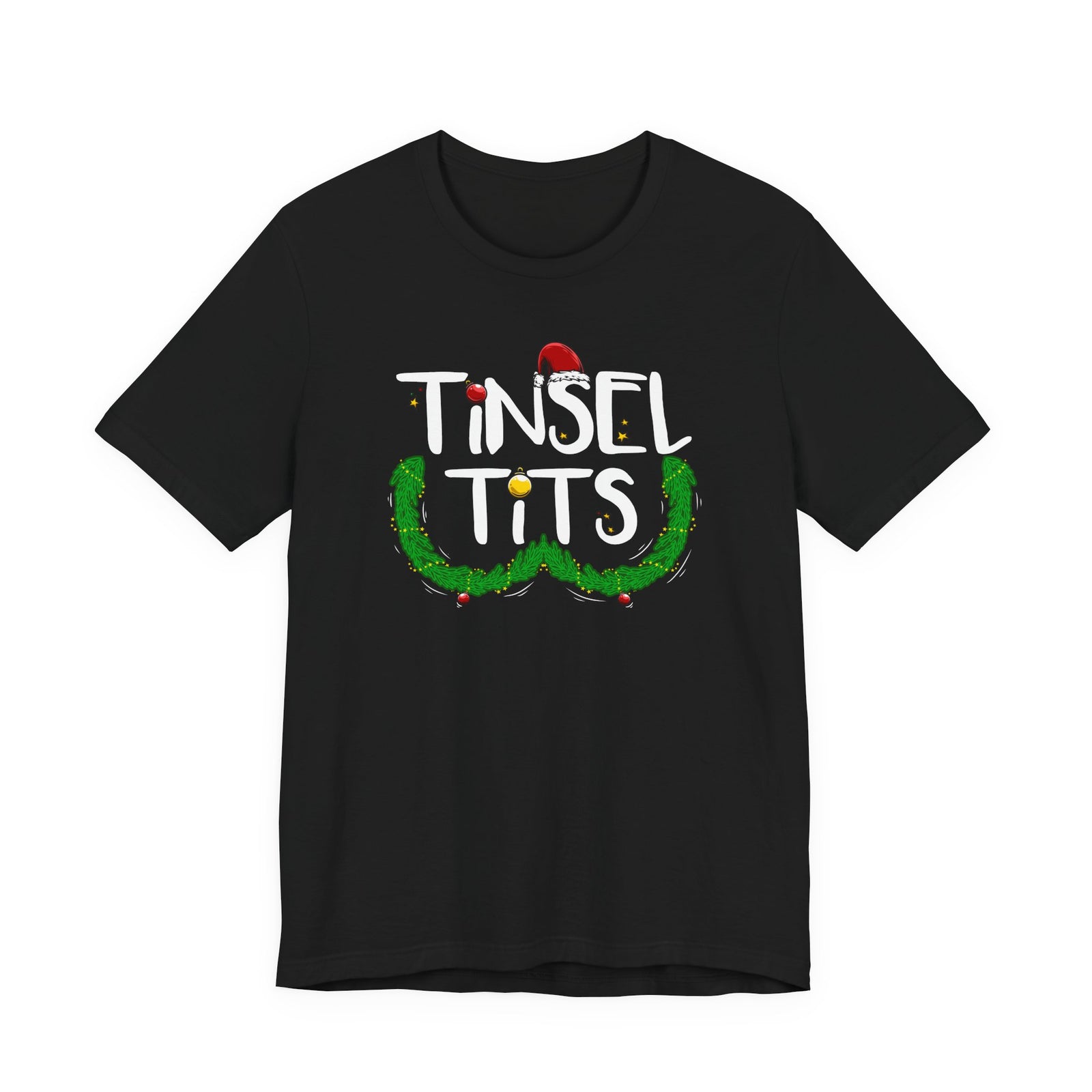 Tinsel Tits | Deluxe Black Unisex Tee