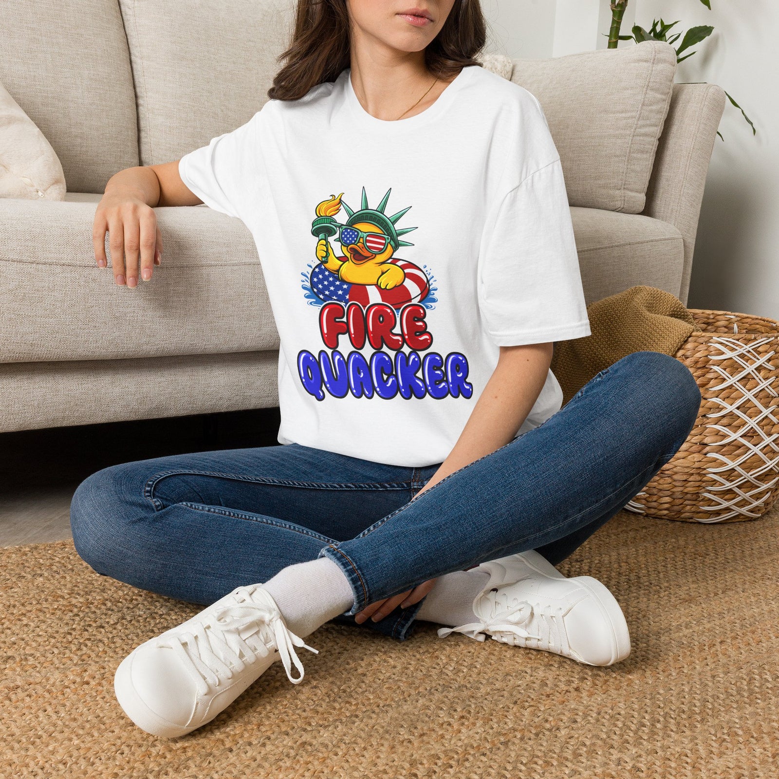 Fire Quacker | Unisex Deluxe Tee