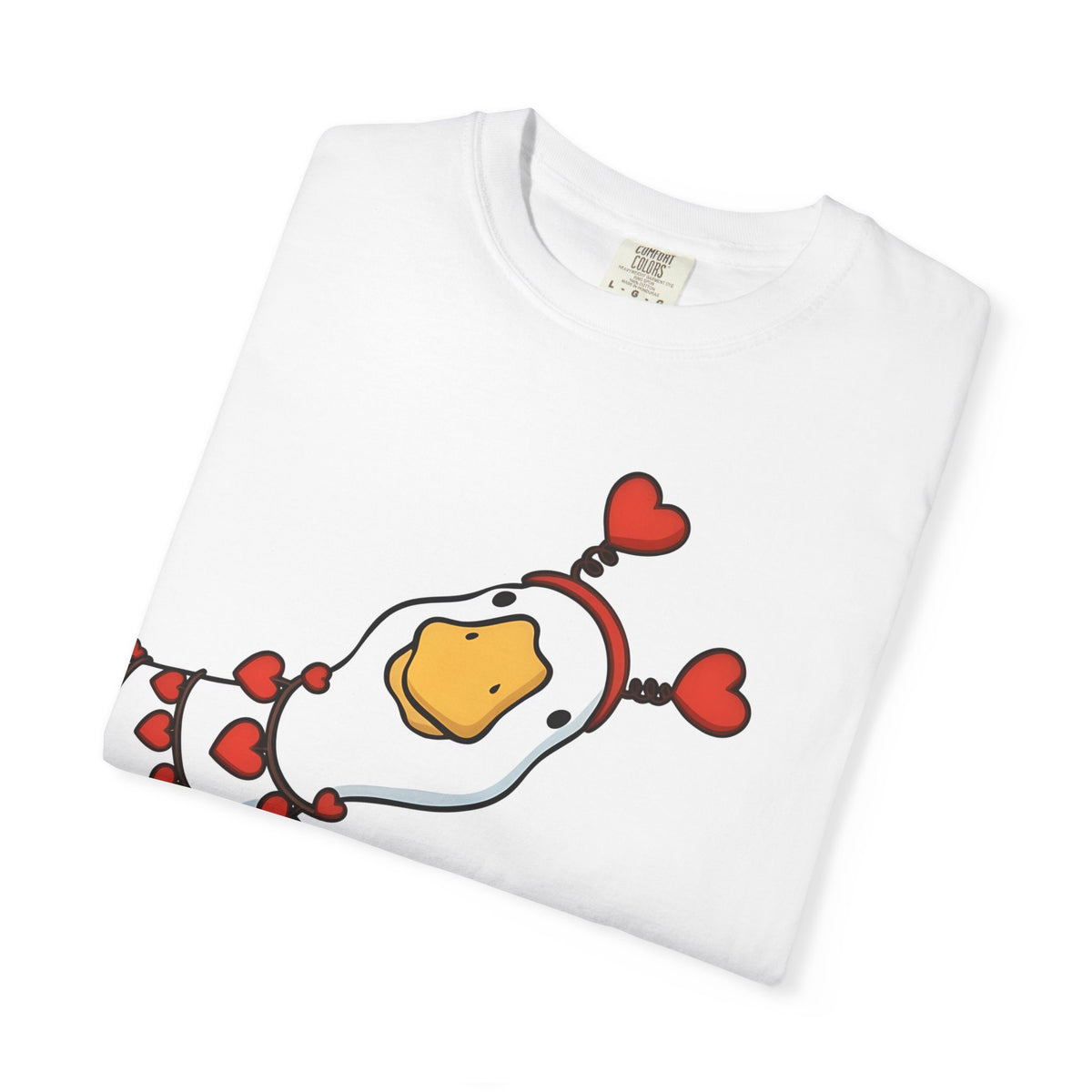Cute Heart Goose T-Shirt — Valentine’s Day Cute Animal Tee