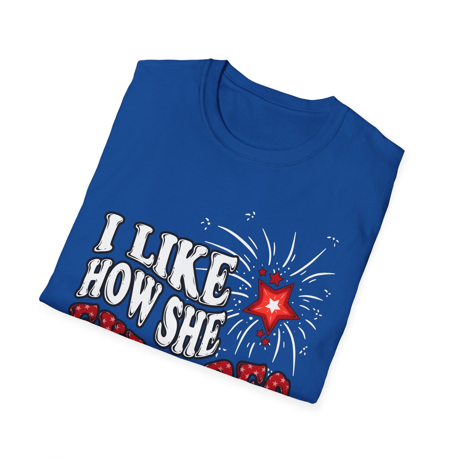 I Like How She Explodes Deluxe Navy Tee | OG Edition