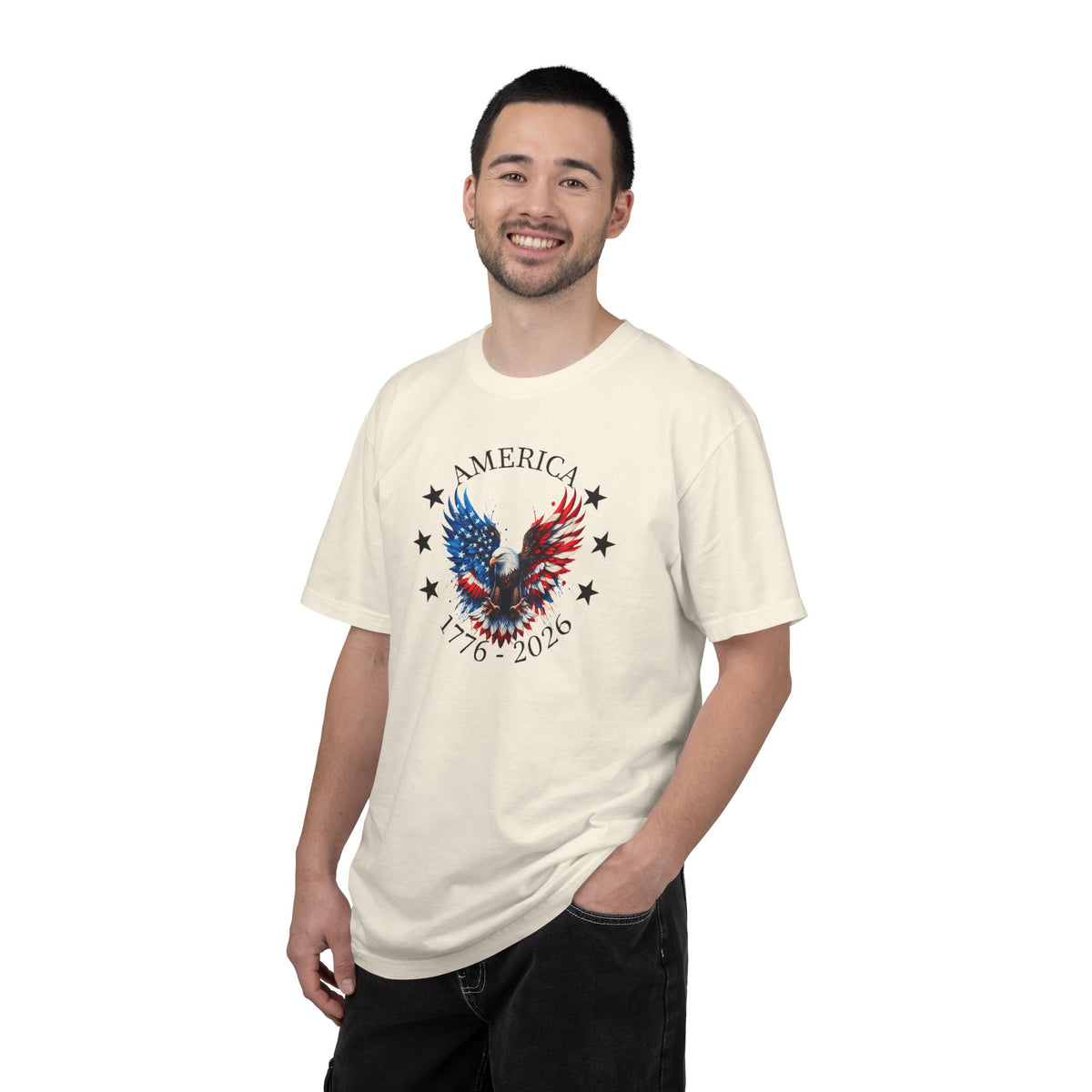 America 1776–2026 Patriotic Eagle T-Shirt