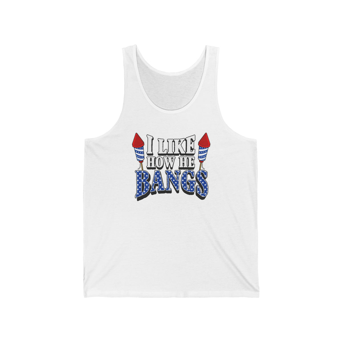 I Like How He Bangs | Unisex Tank