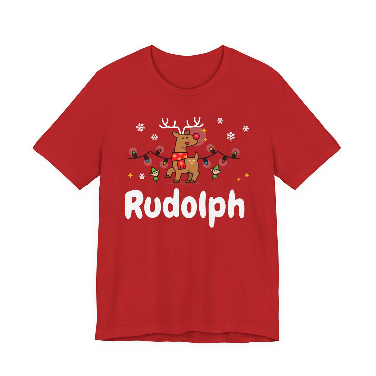 Rudolph | Deluxe Black Unisex Tee