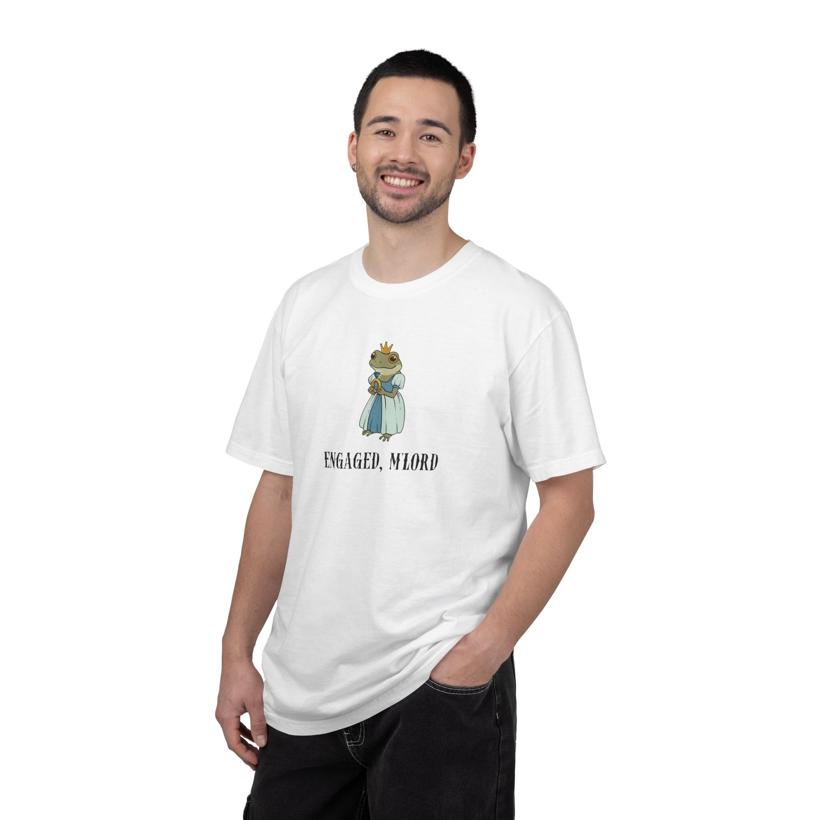 Engaged, M’Lord – Comfort Colors® Frog Princess Engagement Tee