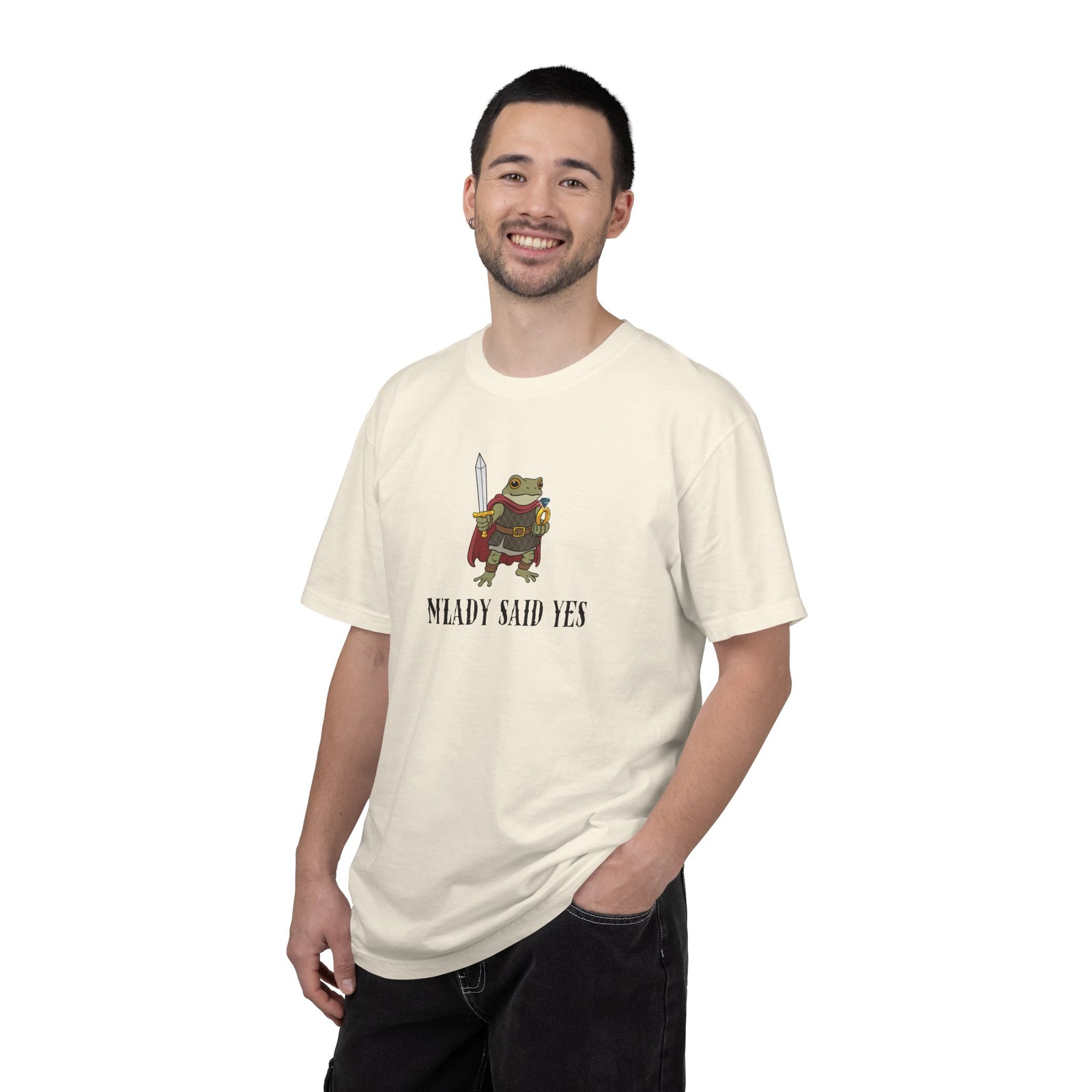 M’LADY SAID YES | Comfort Colors® Frog Prince Engagement Tee