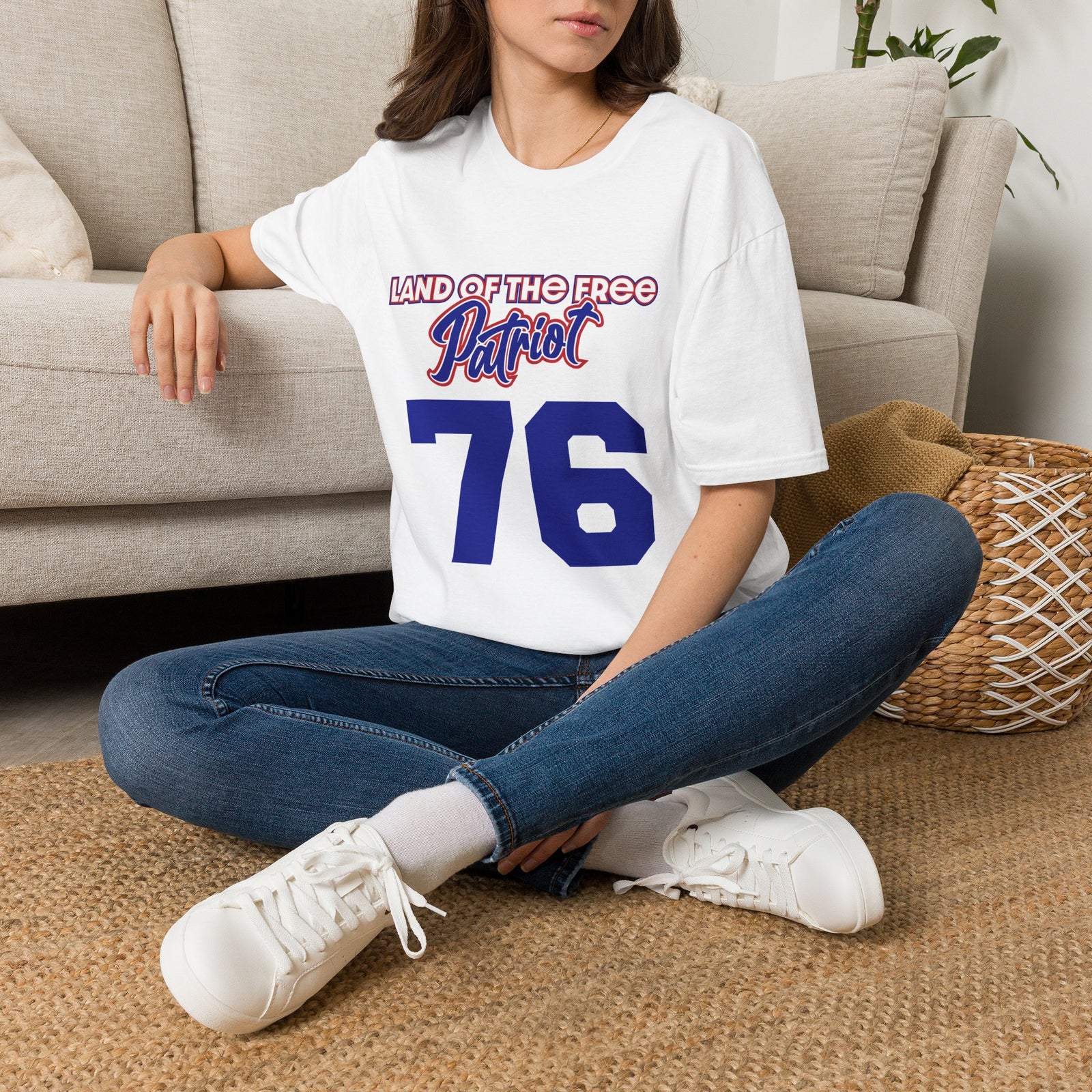 Land of the Free Patriot 76 | Unisex Deluxe Tee