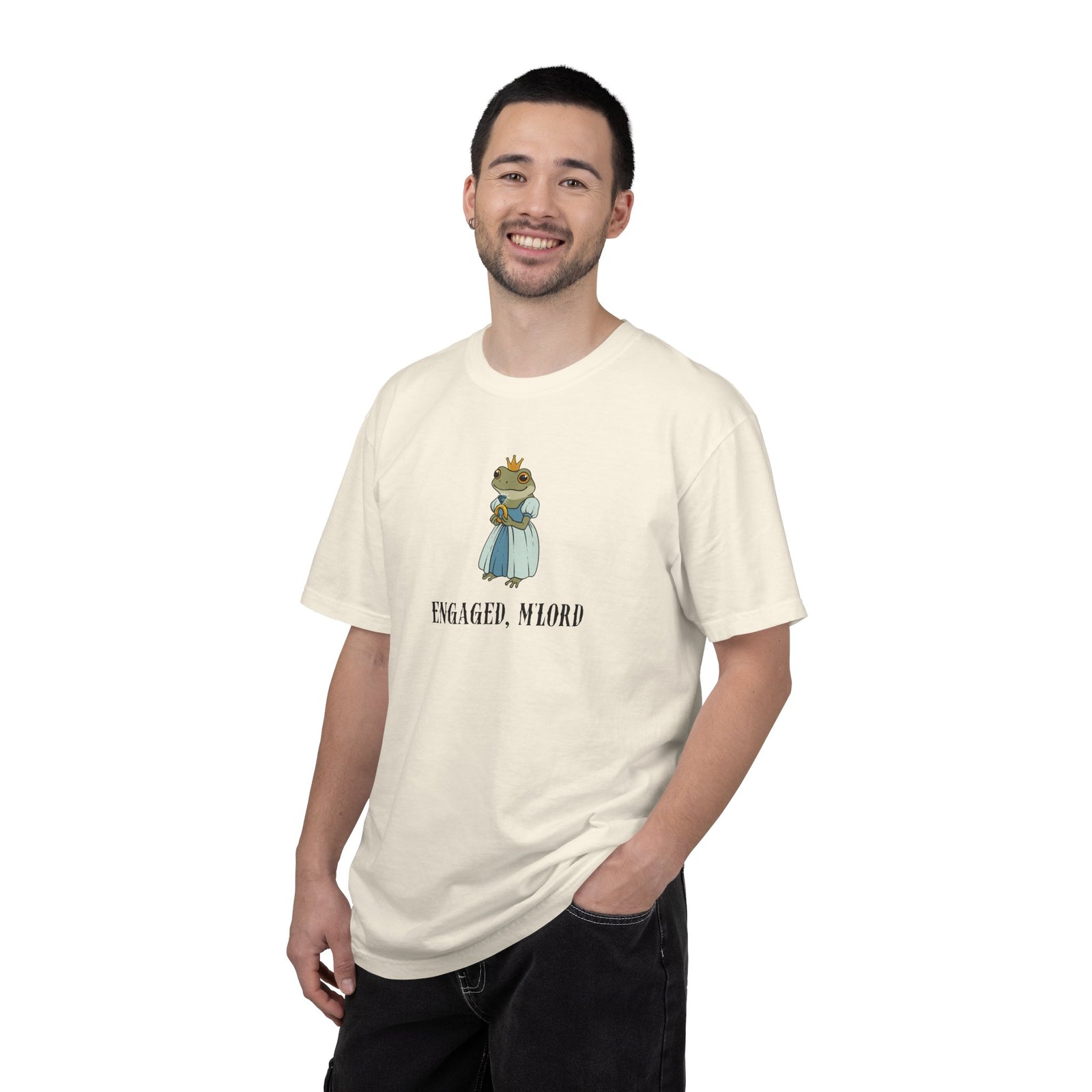 Engaged, M’Lord – Comfort Colors® Frog Princess Engagement Tee