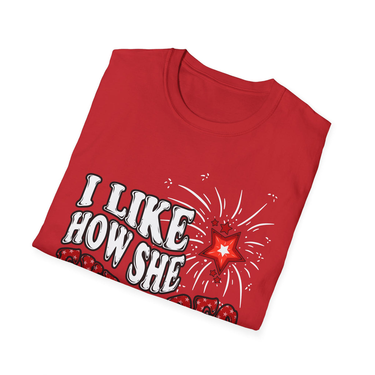 I Like How She Explodes Deluxe Navy Tee | OG Edition