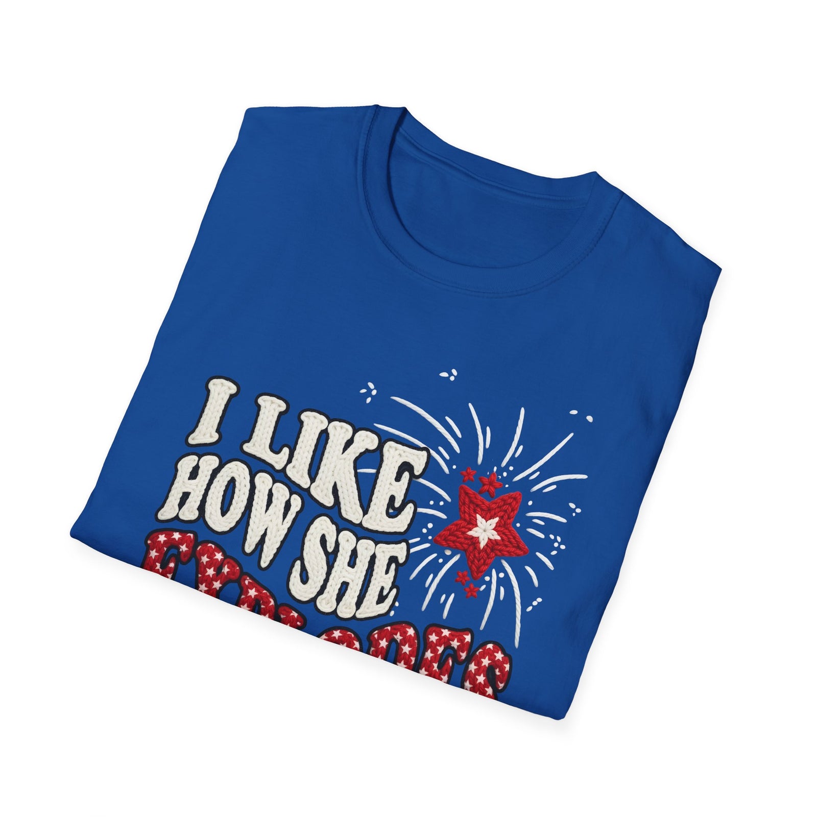 I Like How She Explodes Deluxe Red Tee | 250th Anniversary Edition