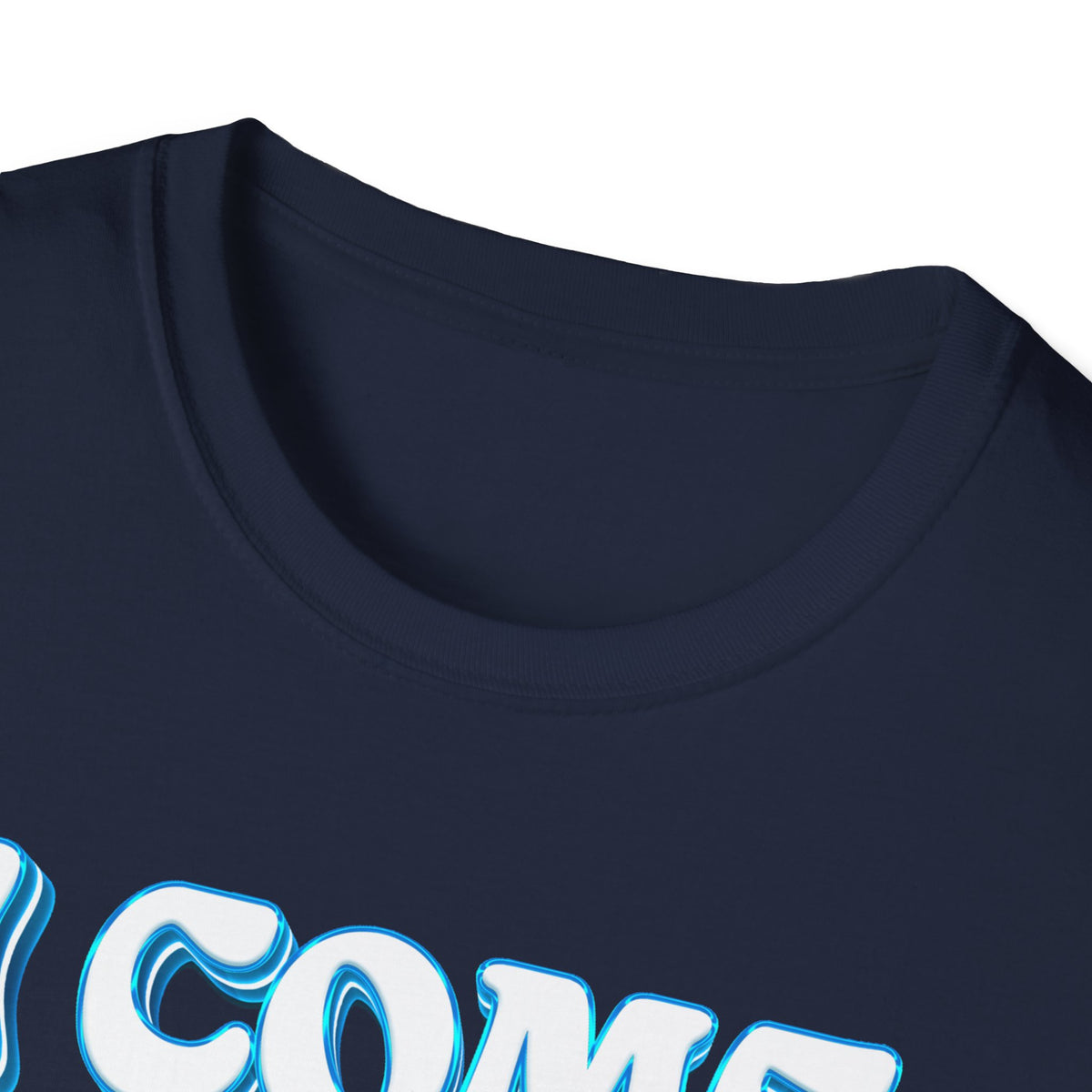I Come In Peace | Deluxe Navy Tee