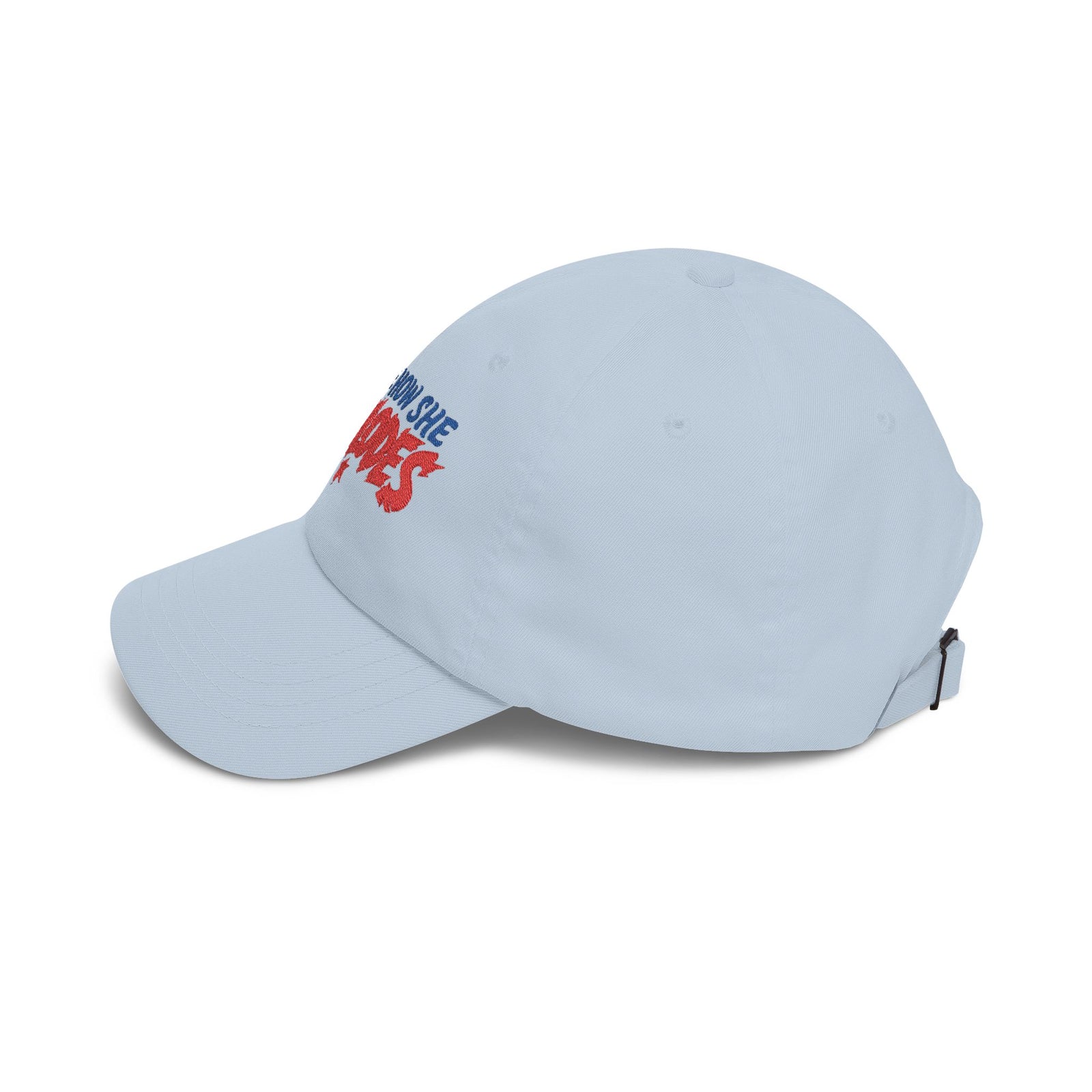 Dad Cap — “I Like How She Explodes” Embroidered Baseball Hat
