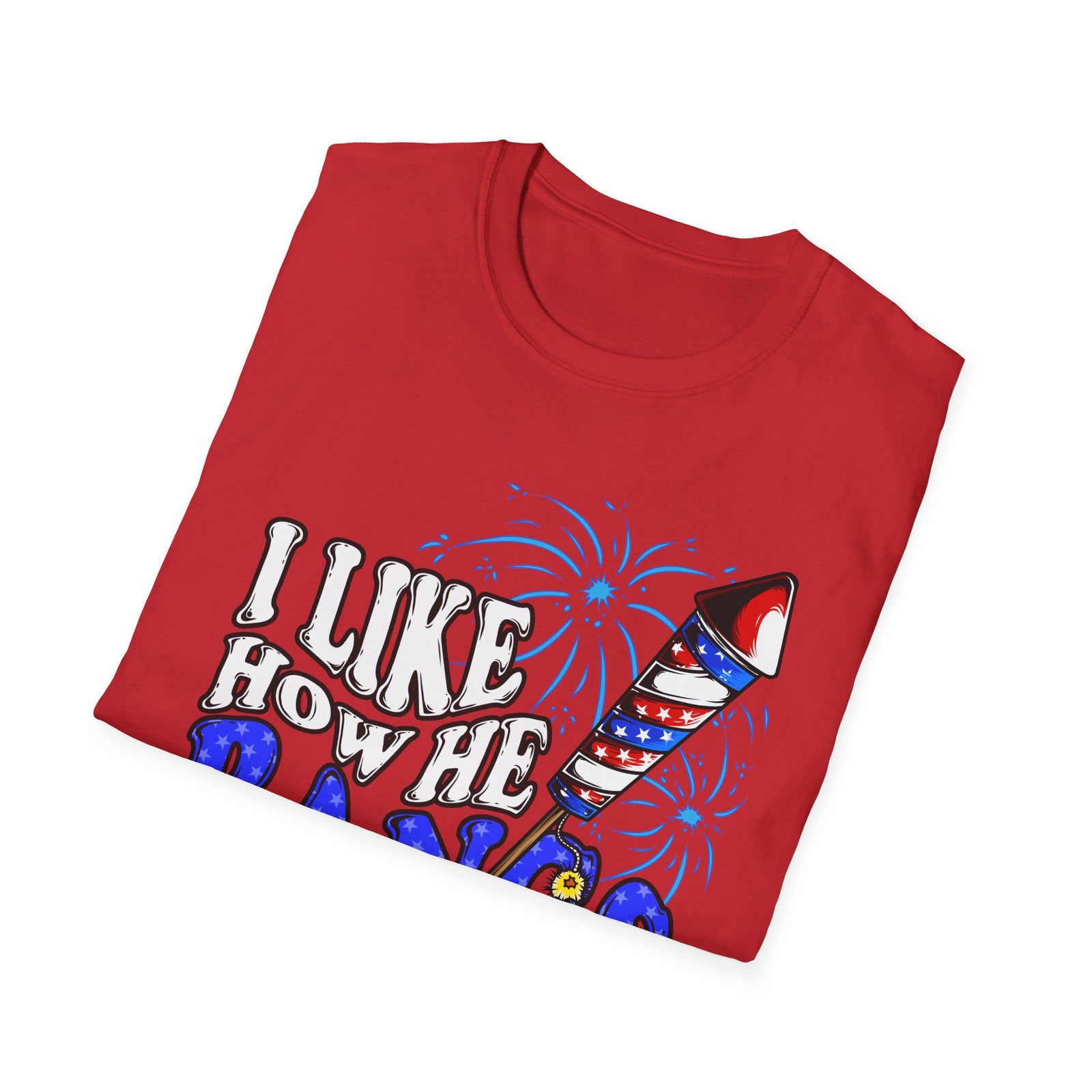 I Like How He Bangs Deluxe Red Tee | OG Edition